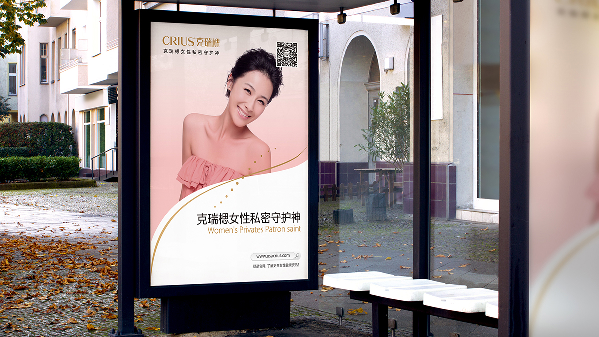 時(shí)尚女性品牌VI設(shè)計(jì)的海報(bào)設(shè)計(jì)